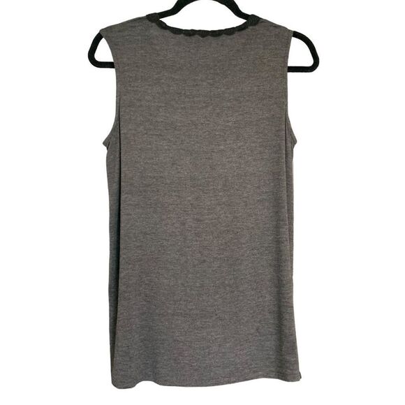 Est. 1946 Women’s Contemporary Sleeveless Black Multicolor Floral Top Size Small - Picture 2 of 7